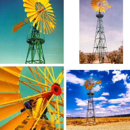 Molinos de viento para la extracción de agua