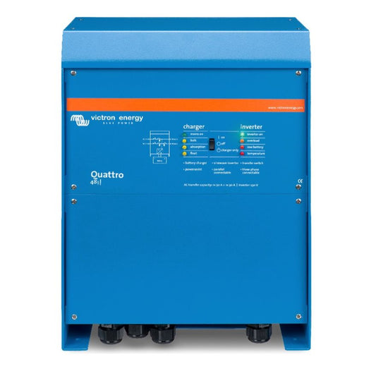 Inversor cargador solar Victron Quattro 48V: cómo dimensionarlo